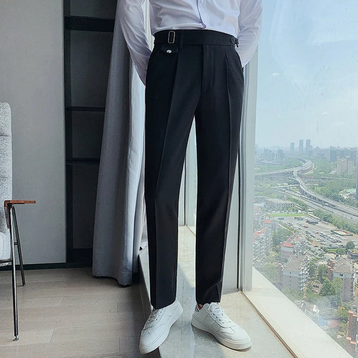 Pantalón de Vestir Slim Fit Gurkha para Hombre Leonardo Stefano Romano®