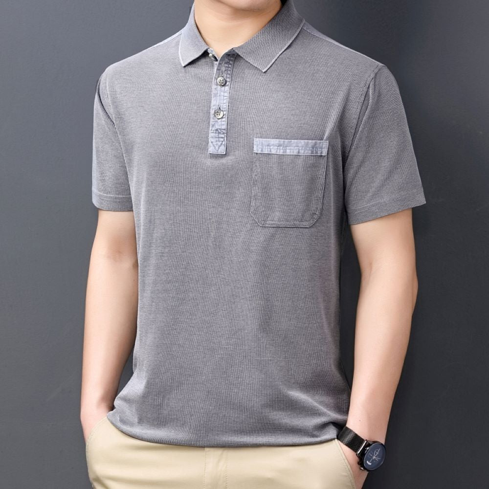 Playera Polo Cuello Polo Sport Fino Moderno para Hombre Stefano Romano®