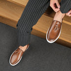 Zapato Mocasín de Cuero para Hombre Fèvre Stefano Romano®