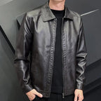 Chamarra de Cuero para Hombre Leonardo Stefano Romano®