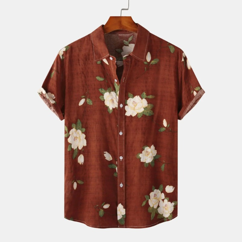 Camisa Estampada para Hombre Floral Stefano Romano®