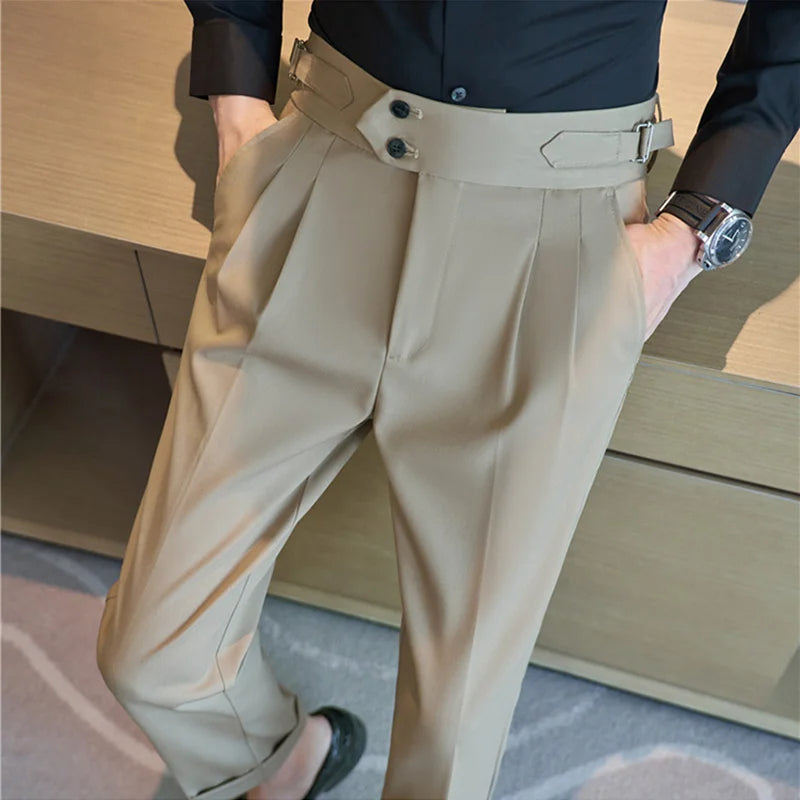 Pantalón de Vestir Slim Fit Gurkha para Hombre Paolo Stefano Romano®