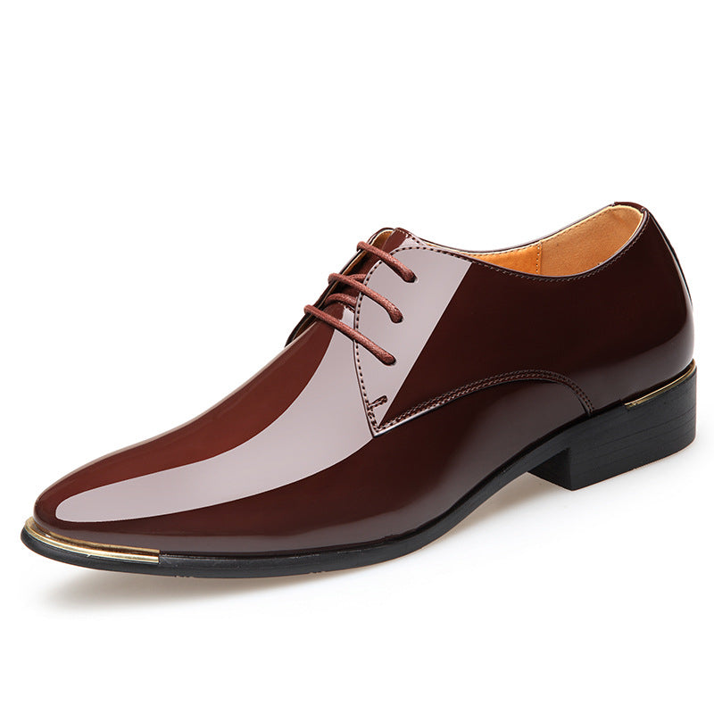 Zapato de Cuero Charolado para Hombre Luca Stefano Romano®