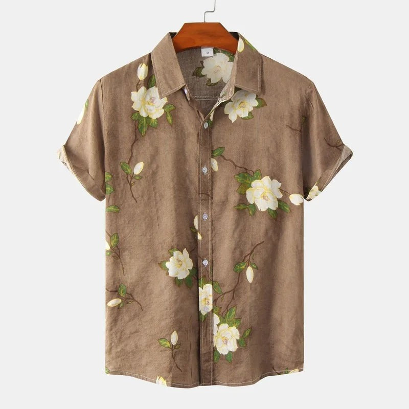 Camisa Estampada para Hombre Floral Stefano Romano®