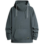 Sudadera Canguro de Cuello Alto para Hombre Stefano Romano®