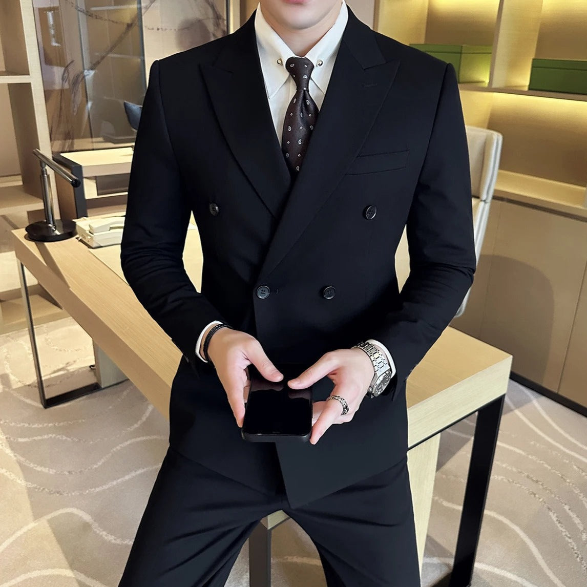 Blazer Cruzado para Hombre Alessandro Stefano Romano®