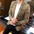 Blazer Sport Fino Moderno Algodón para Hombre Alessandro Stefano Romano®