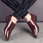 Zapato de Cuero Charolado para Hombre Luca Stefano Romano®