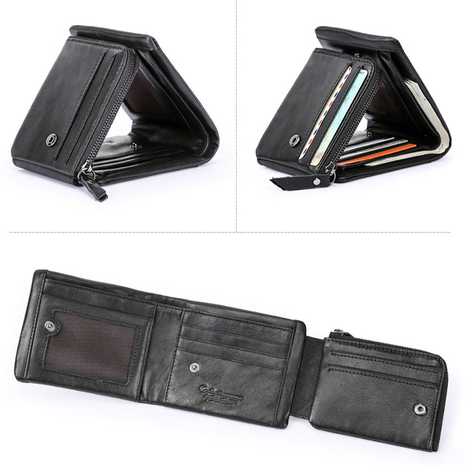 Cartera de Cuero Genuino para Hombre Marco Stefano Romano®
