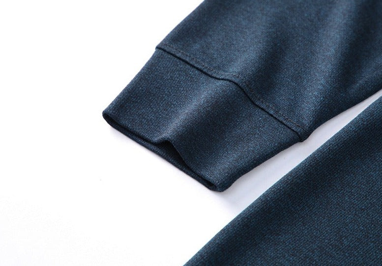 Camisa de Manga Larga Cuello Polo Algodón para Hombre Luca Stefano Romano®