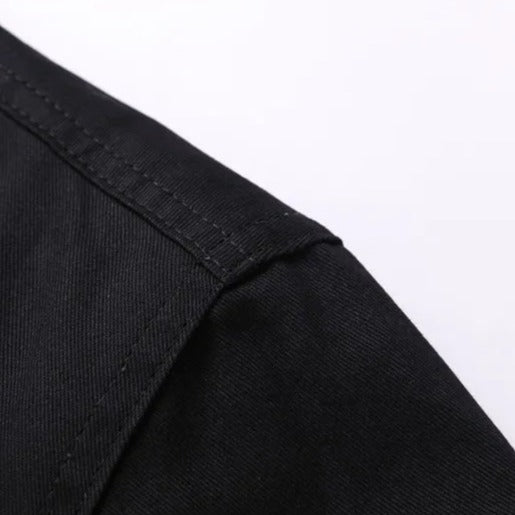 Chamarra de Mezclilla con Forro de Lana Cuello Polo para Hombre Alessandro Stefano Romano®
