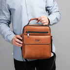 Bolsa Pequeña de Cuero Genuino para Hombre Alessandro Stefano Romano®