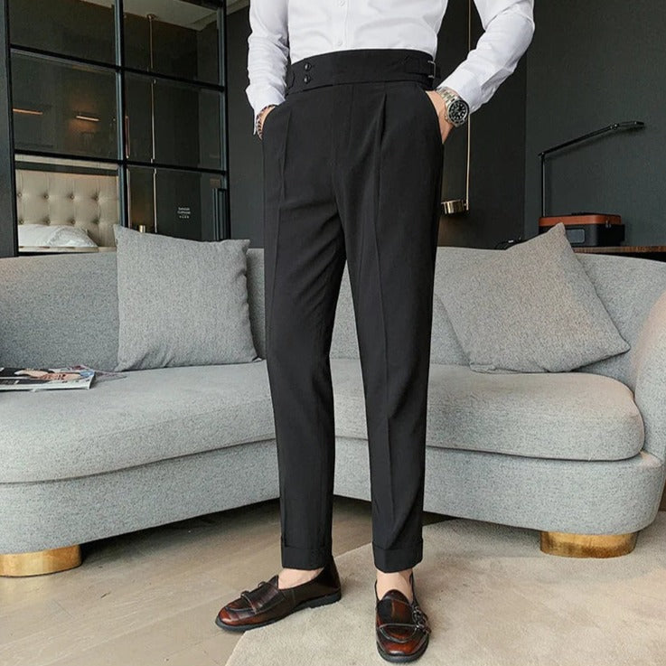 Pantalón de Vestir Slim Fit Gurkha para Hombre Dante Stefano Romano®