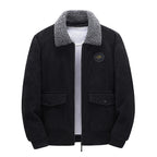 Chamarra Casual Cuello Polo Corte Regular para Hombre Marco Stefano Romano®