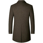 Abrigo de Lana de Diseñador Slim Fit para Hombre Luca Stefano Romano®