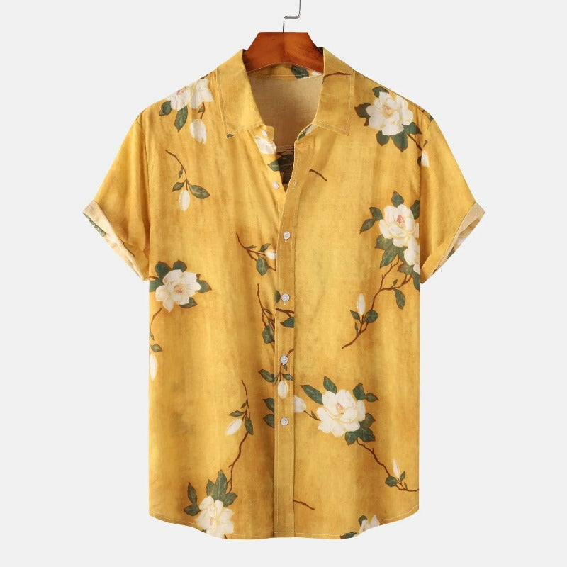 Camisa Estampada para Hombre Floral Stefano Romano®