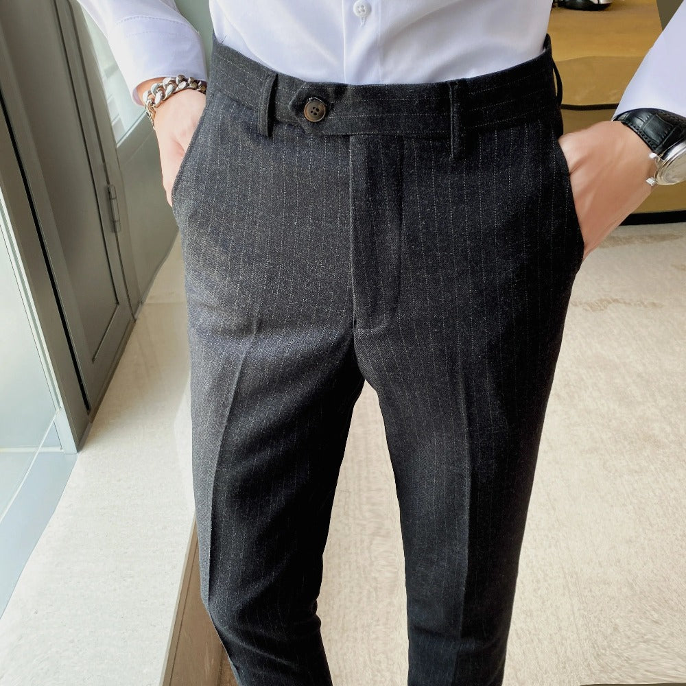 Pantalón de Vestir a Rayas para Hombre Stefano Romano®