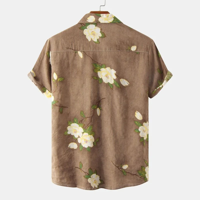Camisa Estampada para Hombre Floral Stefano Romano®