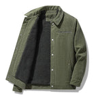 Chamarra Casual Cuello Polo Corte Regular para Hombre Alessandro Stefano Romano®