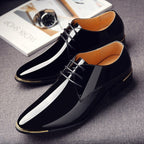 Zapato de Cuero Charolado para Hombre Luca Stefano Romano®
