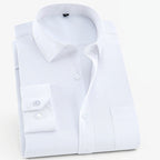 Camisa de Vestir Manga Larga para Hombre Plus Size Stefano Romano®
