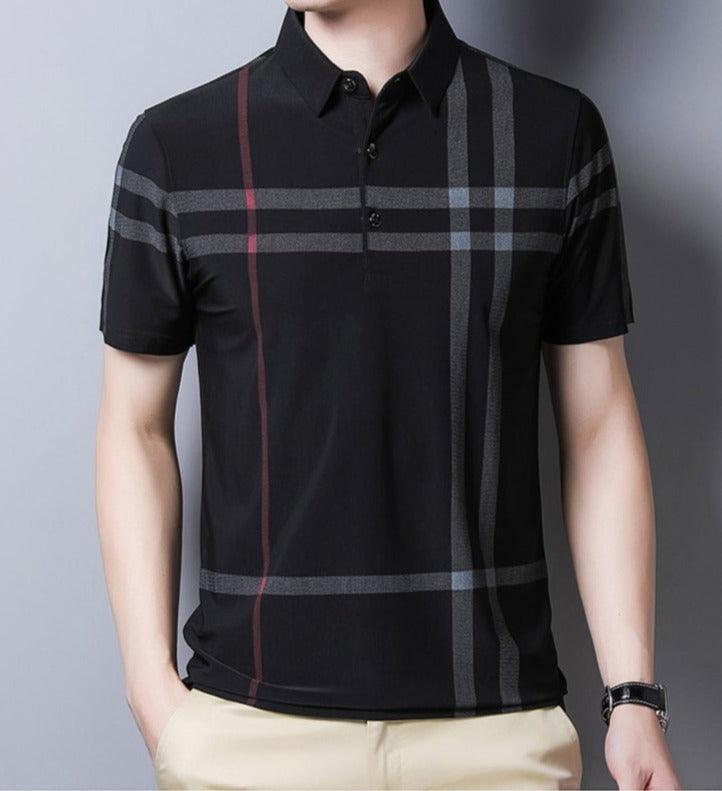 Playera Polo a Rayas para Hombre Stefano Romano®