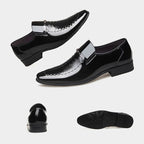 Zapato de Cuero Charolado para Hombre Marco Stefano Romano®