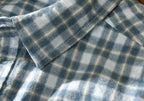 Camisa a Cuadros de Manga Larga para Hombre Stefano Romano®