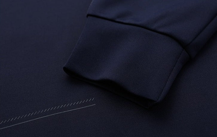 Camisa de Manga Larga Cuello Polo Poliéster para Hombre Stefano Romano®