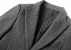 Abrigo de Lana de Diseñador Slim Fit para Hombre Marco Stefano Romano®