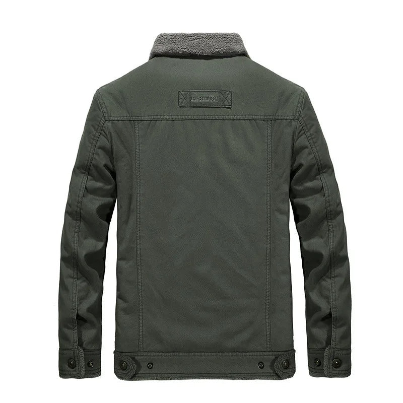 Chamarra Militar con Forro de Lana para Hombre Stefano Romano®