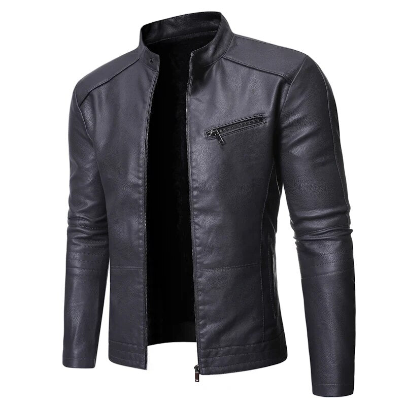 Chamarra de Cuero para Hombre Matteo Stefano Romano®