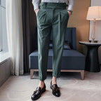 Pantalón de Vestir Slim Fit Gurkha para Hombre Antonio Stefano Romano®