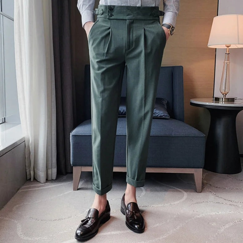 Pantalón de Vestir Slim Fit Gurkha para Hombre Antonio Stefano Romano®