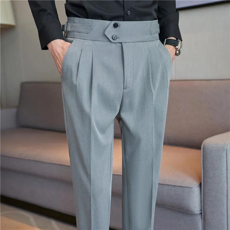 Pantalón de Vestir Slim Fit Gurkha para Hombre Paolo Stefano Romano®