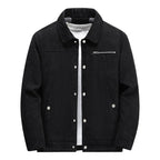 Chamarra Casual Cuello Polo Corte Regular para Hombre Alessandro Stefano Romano®