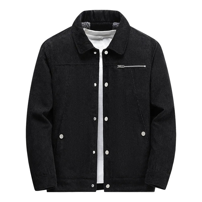 Chamarra Casual Cuello Polo Corte Regular para Hombre Alessandro Stefano Romano®