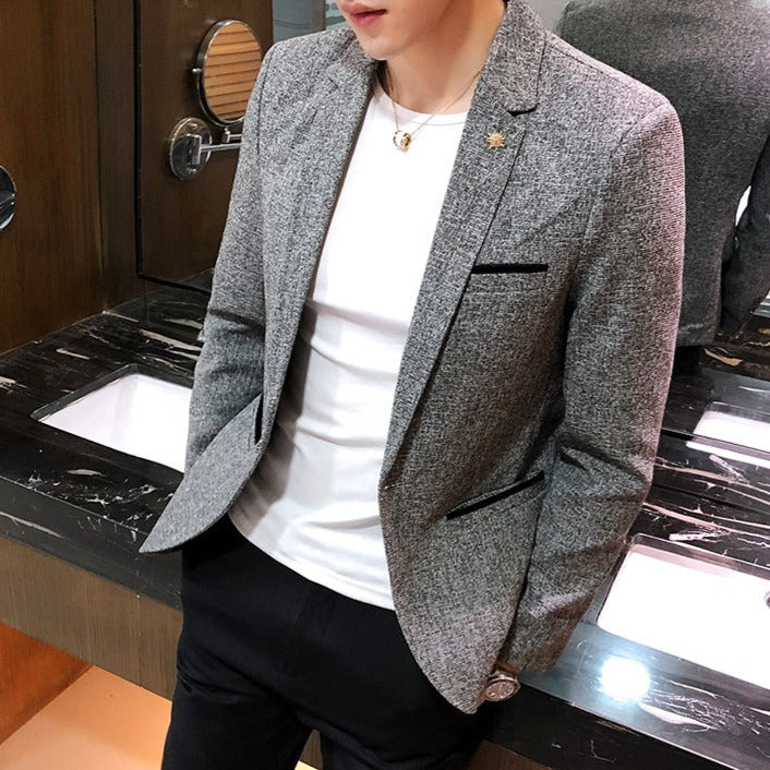 Blazer Sport Fino Moderno Algodón para Hombre Luca Stefano Romano®