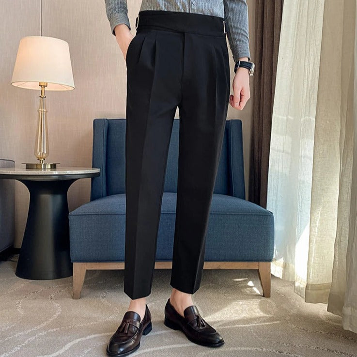 Pantalón de Vestir Slim Fit Gurkha para Hombre Lorenzo Stefano Romano®