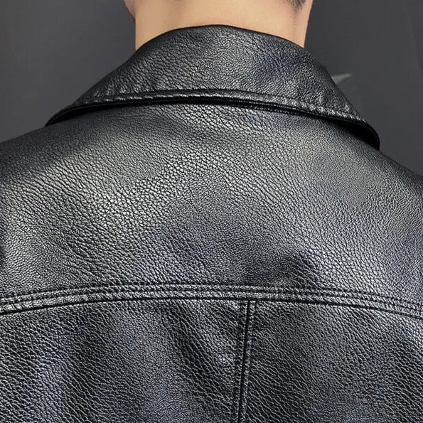 Chamarra de Cuero para Hombre Leonardo Stefano Romano®