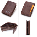 Cartera de Cuero Genuino para Hombre Marco Stefano Romano®