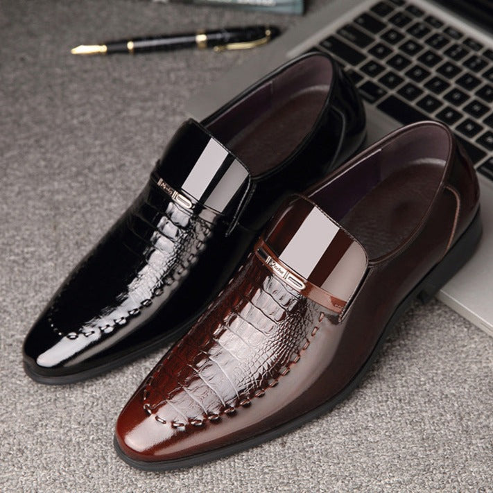 Zapato de Cuero Charolado para Hombre Marco Stefano Romano®