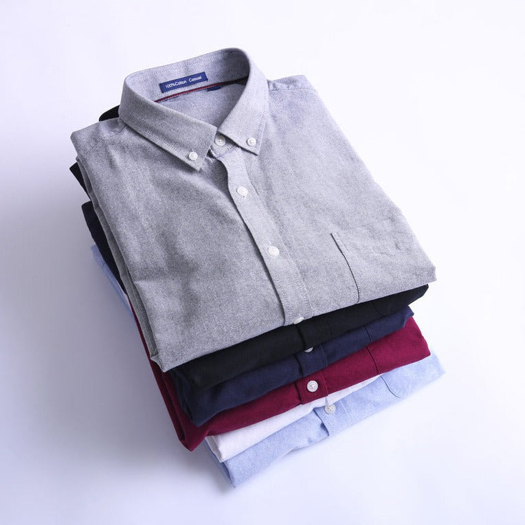 Camisa de Vestir Plus Size para Hombre Stefano Romano®