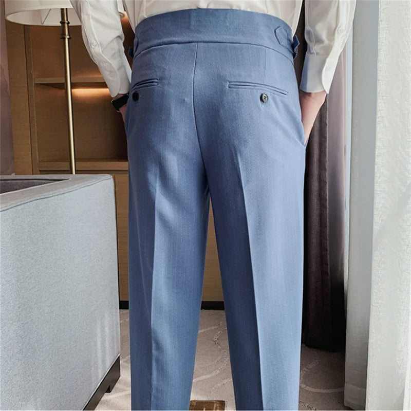 Pantalón de Vestir Slim Fit Gurkha para Hombre Antonio Stefano Romano®