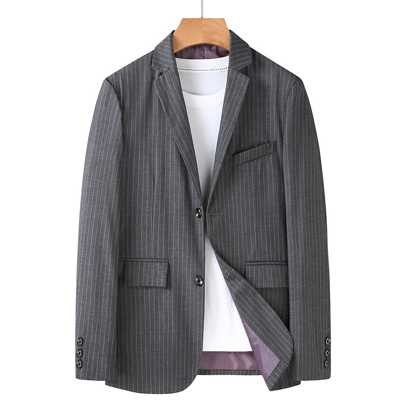 Blazer Plus Size Poliéster para Hombre Marco Stefano Romano®