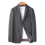 Blazer Plus Size Poliéster para Hombre Marco Stefano Romano®