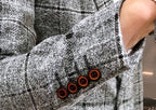 Blazer Sport Fino Moderno Algodón para Hombre Alessandro Stefano Romano®