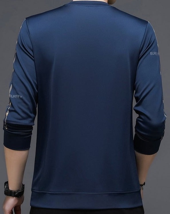Camisa de Manga Larga Poliéster para Hombre Stefano Romano®