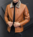 Chamarra de Cuero para Hombre Alessandro Stefano Romano®