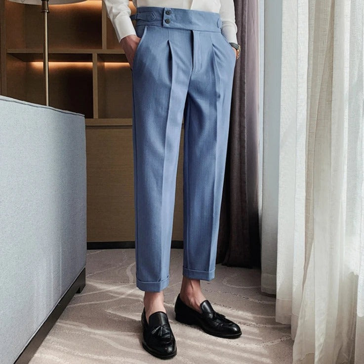 Pantalón de Vestir Slim Fit Gurkha para Hombre Antonio Stefano Romano®